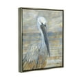 thumbnail image 4 of Stupell Industries Coastal Pelican Bird Abstract Portrait Painting Luster Gray Floating Framed Canvas Print Wall Art, Design by Paul Brent, 4 of 8