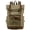 Army Green, variant on Waterproof Waxed Canvas Roll Top Backpack with Full Grain Leather Trim, Large Capacity Outdoor Travel Rucksack with Padded Breathable Shoulder Straps
