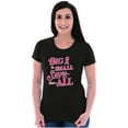 thumbnail image 4 of Save Them All Breast Cancer Awareness Womens Slim Fit Graphic Tee Brisco Brands M, 4 of 5