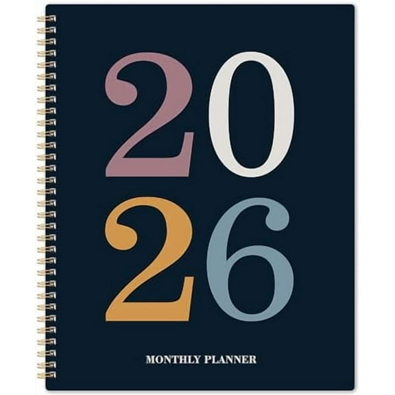 2026 Monthly Planner - 2026 Planner from January 2026 - Deccember 2026, Monthly Planners 8.5''x11'', 12 Months with Tabs, Large Daily Blocks, Double Inner Pocket