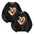 thumbnail image 1 of RXIRUCGD Sweat à Capuche Sport pour Enfants Garçon et Fille Col Rond Pull à Manches Longues Couleur Unie (Noir, Taille : 6 Ans), 1 of 3