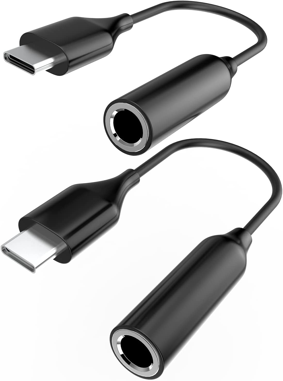 USBC to 3.5mm Jack Audio Cable DAC Headphone Adapter(2Pack)Type C AUX