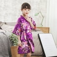 thumbnail image 2 of Otqutp Kids Girls Solid Silk Satin Underwear Flower Girl 𝗕𝗮𝘁𝗵𝗿𝗼𝗯𝗲s for 1-9 Years Spa Birthday Gifts Bridal Lingerie Sleepwear Soft 𝗕𝗮𝘁𝗵𝗿𝗼𝗯𝗲(c-Purple,8-9 Years), 2 of 4