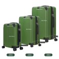 thumbnail image 5 of Hikolayae Crossroad Collection Hardside Spinner Luggage Sets in Stripe Green, 3 Piece - TSA Lock, 5 of 6