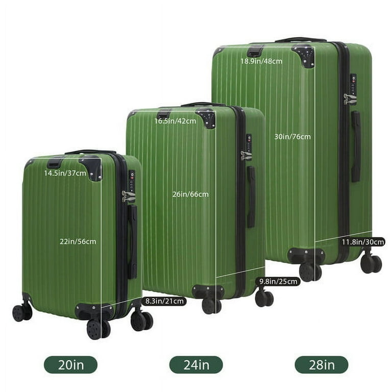 Fochier luggage 3 deals piece set