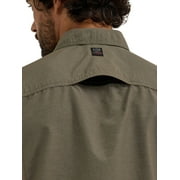 Wrangler® ATG Men's Mixed Material Shirt with UPF 40+ Protection, S-4XL