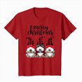 thumbnail image 5 of Towmus Women Christmas Shirt Fall Graphic Crew Neck Tee Shirt Casual Summer Tops Short Sleeve Clothes, 5 of 5