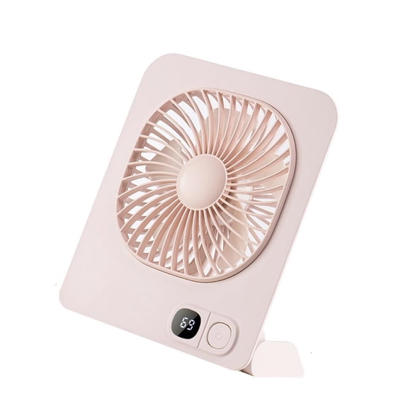 ZELVINN Desk Fan Rechargeable Portable Low Dorm Cooling Fan Low Adjustable 3 Speed for Bedroom Use