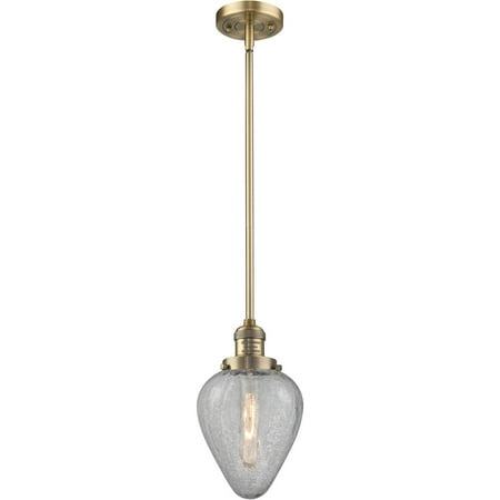 

Brushed Brass Tone Mini Pendants 7 Wide Steel/Cast Brass/Glass Medium Base 1 Light Fixture