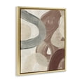 thumbnail image 4 of Stupell Industries Abstract Southwestern Neutrals Abstract Painting Gold Floater Framed Canvas Art Print Wall Art, 25 x 31, 4 of 10