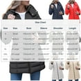 thumbnail image 3 of Ashirexll Womens Winter Coats, Jackets for Women Trendy, Fashion Solid Color Casual Padded Parka for Cold Protection with Long Sleeve, 3 of 6