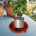 thumbnail image 1 of DYNWAVECA Support de Plante Roulant de Jardin avec Roues Rouleau de Soucoupe de Pot de Fleurs Rond Pratique pour Jardin Bureau 46cm, 1 of 10