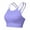 Blue, variant on ZyeKqe Sport Bras for Women Criss Cross Back Yoga Bralettes Scoop Neck High Support Workout Athletic Gym Bras