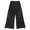 Black-2752, variant on 6-Pocket Girls Wide-leg Denim Pants, 5-14T Ribbed Waist with D-ring Loops & String Cargo Jeans,White,13-14 Years
