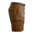 thumbnail image 5 of Mens Cargo Shorts Stretch Work Shorts Comfy Relaxed Fit Lounge Hiking Chino Short with Multi Pockets, S, 5 of 7