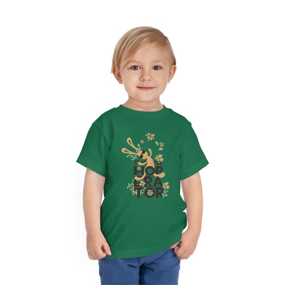 Smoot Hop era tor Jumping Rabbit Toddler Short Sleeve Tee