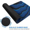 thumbnail image 6 of Blue WavesLine Theme&nbsp;desk Mouse Padwaterproofno Slip&nbsp;for Office Home Work GamingmousepadsRubber Base Mousepad with Stitched Edges 31.5x11.8inches, 6 of 7
