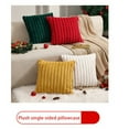 thumbnail image 4 of Faux Fur Plush Throw Pillow Covers 18x18, Soft Fluffy Striped Decorative Couch Pillow Covers, 4 of 9