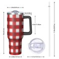 thumbnail image 2 of Christmas 40oz Tumbler– Stainless Steel Insulated Tumbler with Handle and Straw, Large Capacity Travel Cup for Hot & Cold Drinks, 2 of 7