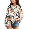 thumbnail image 5 of Grblisyd Halloween Girls Boys Casual Long Sleeve Hoodies Cute Oversized Fleece Pocket Sweatshirt Tops with Kangaroo Pocket, 5 of 5
