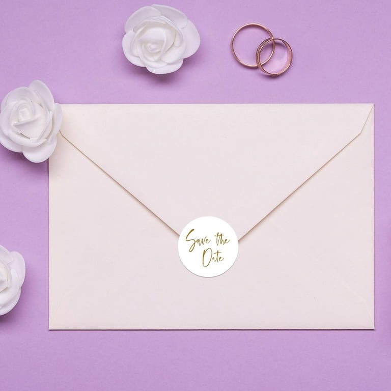 Save Date Envelope Stickers  Wedding Save Date Envelopes - 200pcs