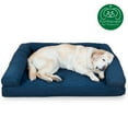 thumbnail image 3 of FurHaven Pet Products Quilted Cooling Gel Top Sofa Pet Bed for Dogs & Cats - Navy, Jumbo, 3 of 13
