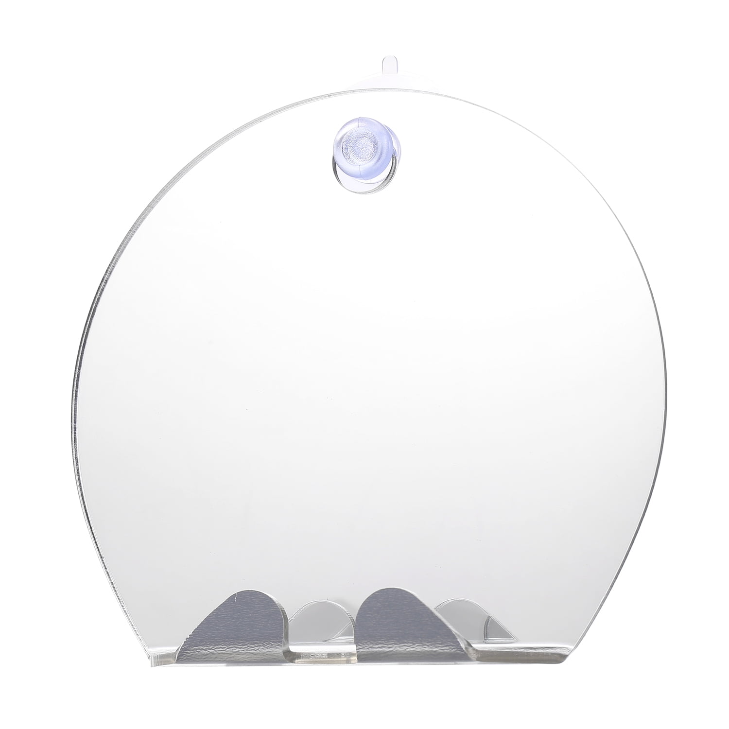 Shower Mirror for Shaving Fogless Bathroom Mirror with Suction Portable Handheld Fog-Free Round Mirror for Makeup Beard Grooming & Travel