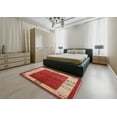 thumbnail image 4 of Ahgly Company Tapis d'Intérieur Rectangle Mid-Century Moderne Rouge Zone Orientale, 2' x 3', 4 of 6