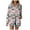 Pink, variant on Women Hawaiian Shirts Oversized Floral Printed Lapel Neck Button Down Long Sleeve Fall Tunic Tops Casual Cardigan Shirt