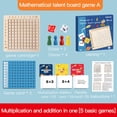 thumbnail image 1 of ZZwxWA Today Discount Wooden Montessori Multiplication And Addition Game, Montessori Multiplication And Addition Board Mathematical Game - Multiplication And Addition Game, 1 of 4