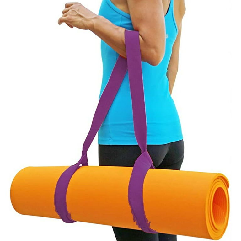 Yoga Mat Strap Sling, Adjustable and Durable Cotton Mat Carrier Available 