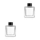 thumbnail image 4 of Bewildely Juego de difusor de aromaterapia - Vidrio cuadrado con ambientador reciclable para dormitorio 50 ml (22 puertos) 2piezas, 4 of 6