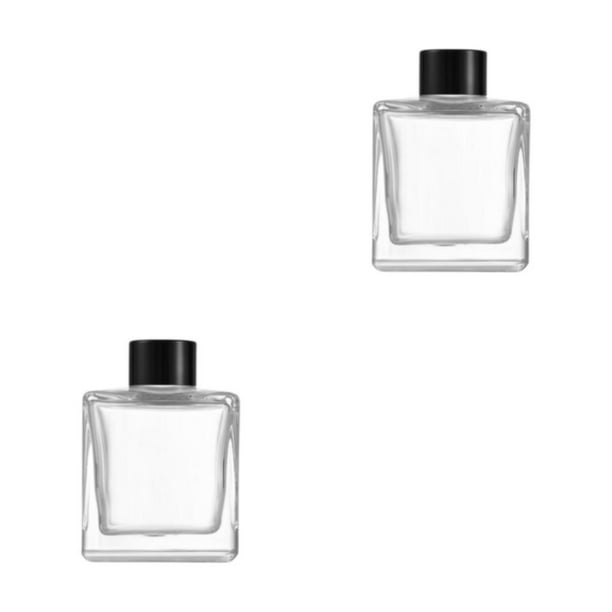 Bewildely Juego de difusor de aromaterapia - Vidrio cuadrado con ambientador reciclable para dormitorio Type1 NO1
