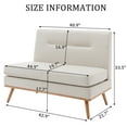 thumbnail image 5 of Apeaka Loveseat Sofa, Small Couch Modern Comfy Couch for Bedroom and Living Room, Small Loveseat for Small Spaces, Easy Assembly, 5 of 5