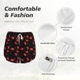 thumbnail image 6 of Lsque Flamingo Printed Women's Running Shorts with Liner Pockets,Elastic Quick Dry Workout Athletic Gym Yoga Shorts,Womens High Waist Shorts-Large, 6 of 9