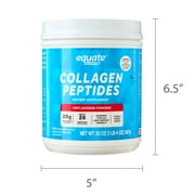 Equate Grass Fed Hydrolyzed Bovin Collagen Peptides Type 1 & 3 Dietary Supplement, Powder Form, Unflavored, 20 oz