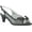Black, variant on Women's David Tate Foxy Slingback Black Satin/Mesh 9 M