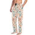 thumbnail image 2 of FORMRS Mens Pajama Pants with Pockets Sleepwear Lounge Bottoms Sizes S-2XL, Watercolor Leaves, 2 of 7