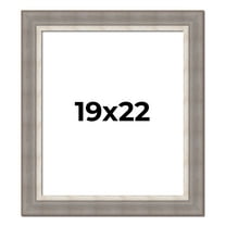 19x22 Frame Grey Real Wood Picture Frame Width 2.75 Inches | Interior Frame Depth 0.5 Inches |
