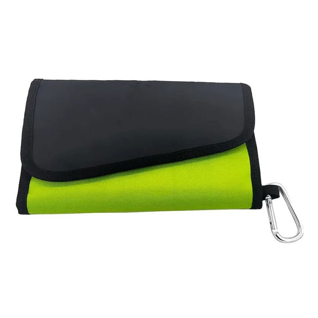 Aellinatey Fishing Tackle Bag with Carabiner Fishing Lure Storage Wallet Inner Bag 6 Pocket Artificial Baits Bag Case