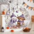 thumbnail image 5 of 2D Flat, Adorable Snowman and Highland Cow Wind Chime No Electricity Needed, Easy to Hang, 2D Effect, Perfect for Garden and Patio Decor, Ideal Home Outdoor Gift, Winter Wonderland Decoration 10*10in, 5 of 10