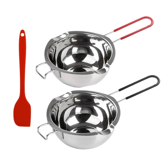 Chocolate Melting Bowls 480ml Stainless Steel Heat Resistant Designs Perfect For Candy Heating Kitchen Tool