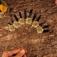 thumbnail image 5 of Natural Crystal Flower Headband Bachelorette Party Hairhoop Decorative Headdress Crown Hairband Hair Jewelry, 5 of 8