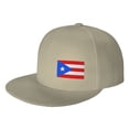 thumbnail image 1 of DouZhe Casquette à Visière Plate Snapback, Imprimés du Drapeau de Puerto Rico, Casquette de Baseball Jaune Ajustable pour Adulte, 1 of 6