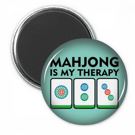 

Healing Mahjong Happy Art Deco Fashion Refrigerator Magnet Sticker Decoration Badge