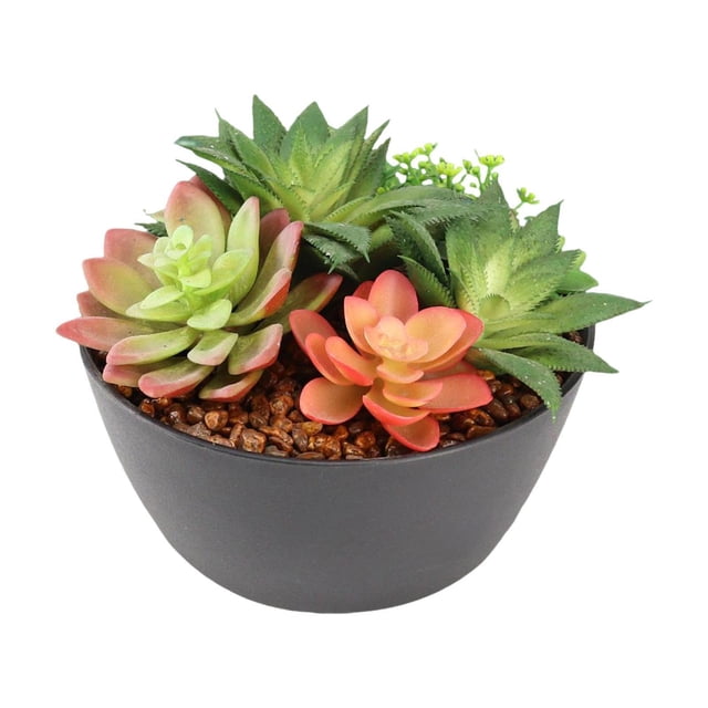 Pequeña planta falsa Artificial en maceta, centro de mesa decorativo, bonsái, decoración del hogar para cocina, granja, oficina, escritorio, baño