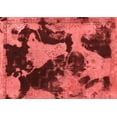 thumbnail image 1 of Ahgly Company Indoor Rectangle Abstract Red Modern Area Rugs, 7' x 10', 1 of 4