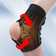 thumbnail image 3 of Adjustable Ankle Brace Support For Yoga Ballet Injury Recovery Compression Sleeve, 3 of 5