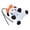 A, variant on Fashionable Panda Doll Keychain Versatile Bag Charm Excellent Craftsmanship Lovely & Eye-catching Decoration