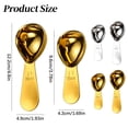 thumbnail image 4 of GBAYXJ ‌15/30ml Stainless Steel 1 Tablespoon Measuring Spoon for Ground Coffee Protein Powder Sugar Measuring Ruler (Silver), 4 of 6
